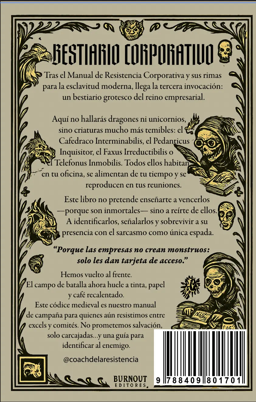 Manual de Resistencia Corporativa – Bestiario (Firmado) - Imagen 3